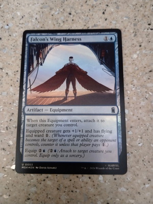 Magic the Gathering Falcon's Wing Harness foil κάρτα καινούργια