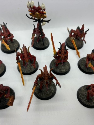 Warhammer Daemons of Khorne Bloodletters Squad like new