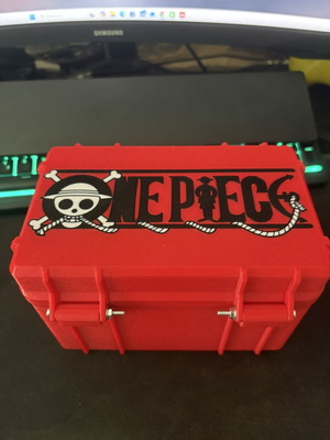 One Piece 3D printed κουτί toploader καινούργιο