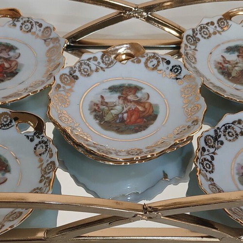 Prima Porcelain STC dessert plates set of 6, like new