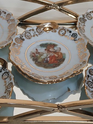 Prima Porcelain STC dessert plates set of 6, like new