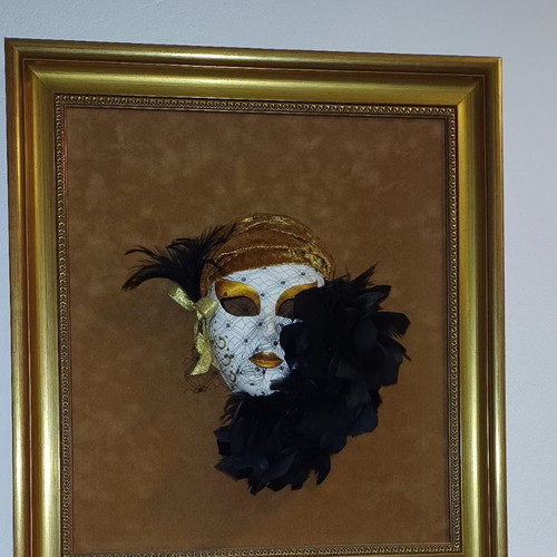 Venetian mask on wall decor new, decorative art piece