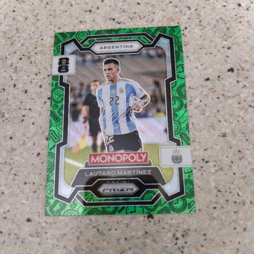 Lautaro Martinez Monopoly FIFA football card new