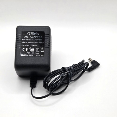 OEM AC Adaptor AA-121ABN power supply used 12V 1A with DC barrel plug