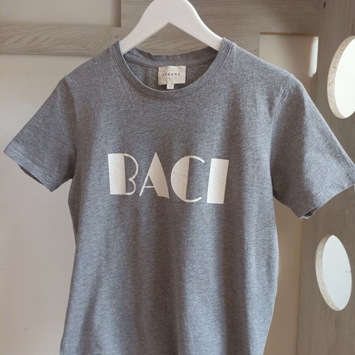 Sezane women's t-shirt like new, gray, size XS