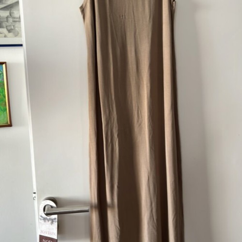 Zara dress new, size S, light brown with slight pull