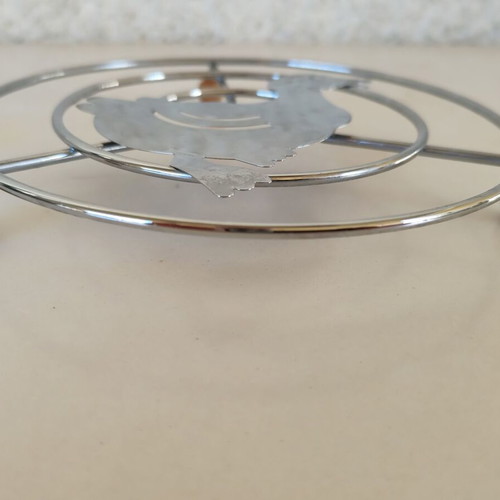 Stainless steel kitchen rack like new with duck design