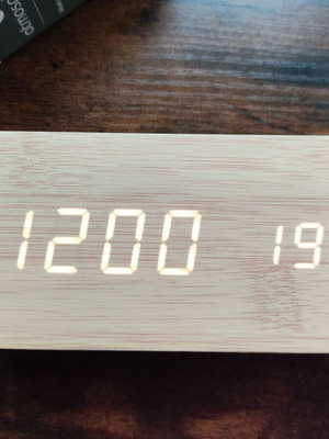 Digital table clock new 15cm x 4cm x 7cm