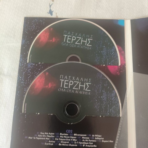 Paschalis Terzis Double Collectible Music CD new, greatest hits