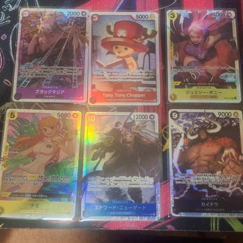 One Piece TCG 17-Card Mega Lot mint new