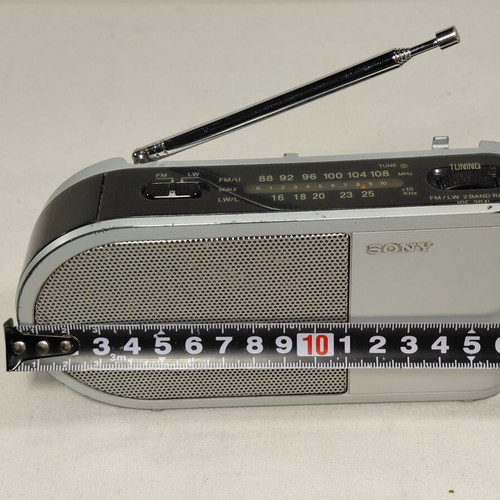 Sony portable radio used with minor color scratches