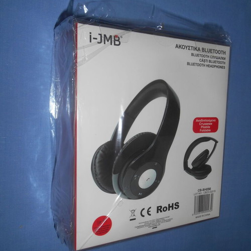 Bluetooth Foldable Headphones I-JMB New Black