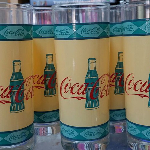 Coca-Cola Glasses set of 6 like new