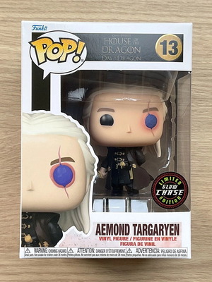 Funko Pop Aemond Targaryen Chase GITD #13 House Of The Dragon καινούριο