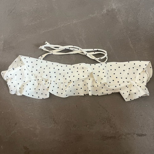 Oysho women's strapless bikini top XS used, black and white