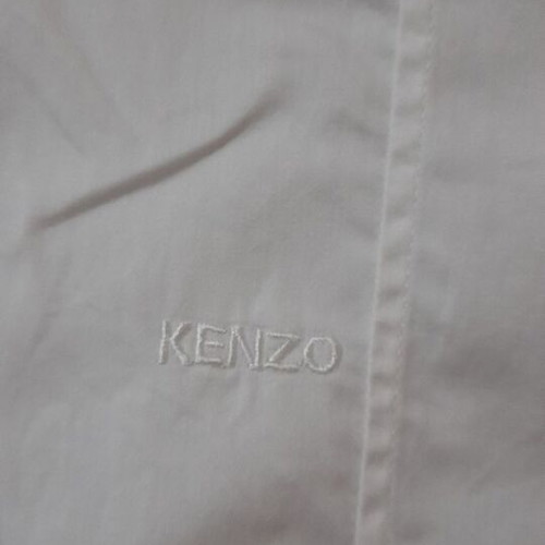 Ανδρικό πουκάμισο Kenzo Paris, μακρυμάνικο, λευκό, βαμβακερό, μέγεθος M