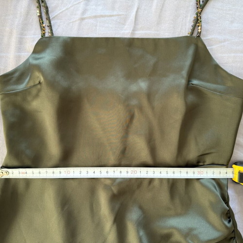Zara khaki dress medium size like new
