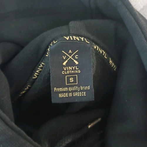 Vinyl black hoodie size S used