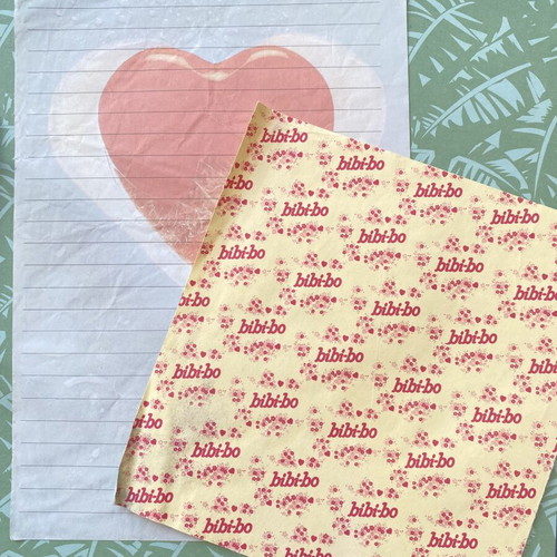Two sheets used, good condition with minor wear
