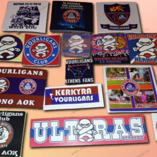 Kerkyra stickers like new, pack of 23 pieces