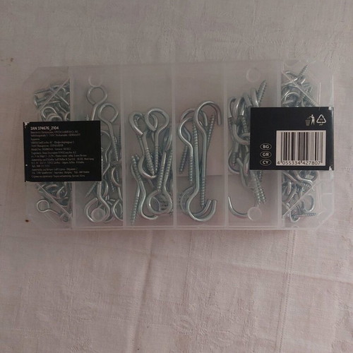 Parkside hook set 151 pieces new