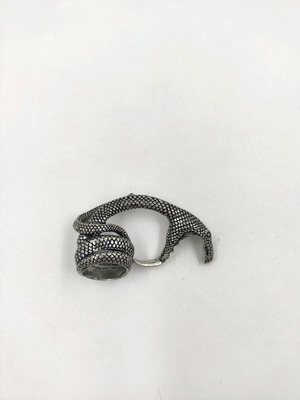 Alchemy Gothic ring used, silver, size 19.5 mm