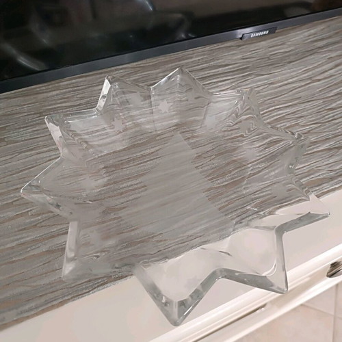 Christmas platter like new, 26.5cm, for melomakarona and kourabiedes
