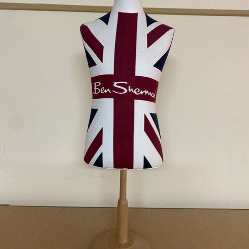 Ben Sherman decorative bust new 55cm height fabric
