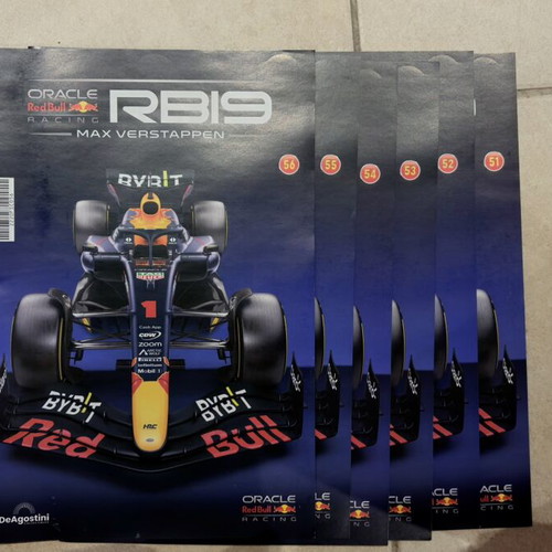 Deagostini Red Bull Racing RB19 complete 6-issue set, new
