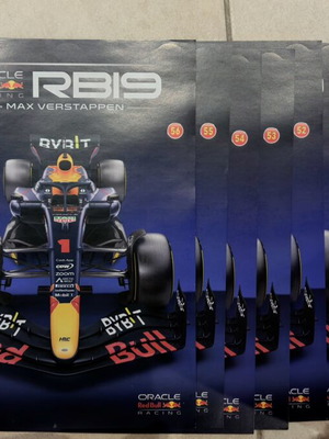 Deagostini Red Bull Racing RB19 πλήρες σετ 6 τευχών, καινούργιο