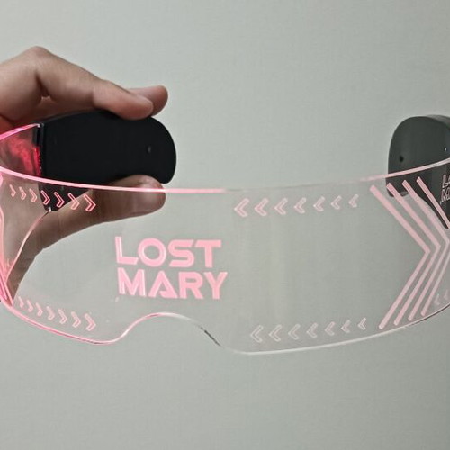 Lost Mary RGB glasses new with lighting on each arm