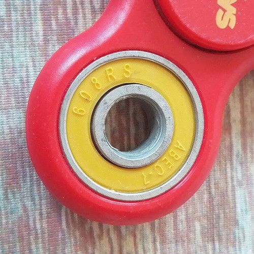 Fidget Spinner Anti Stress toy used, red, GORBYS
