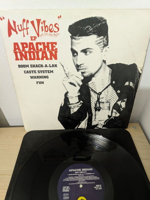 Apache Indian Nuff Vibes E.P. vinyl record used, hip-hop