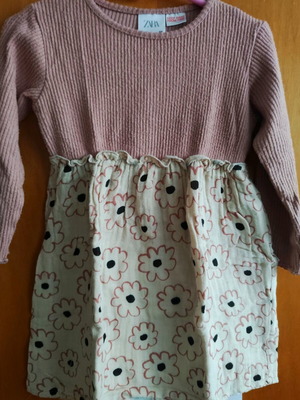 Knitted dress Zara like new, 98 cm, pink