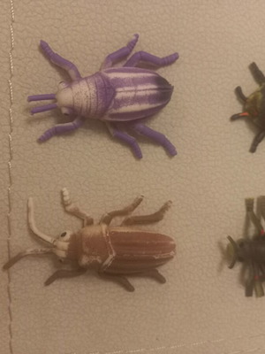 Soft Deagostini insect figures set of 4 used with book