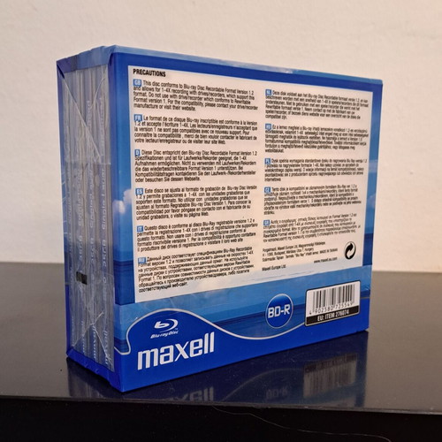 Maxell BD-R 25Gb 4x new, pack of 5 discs
