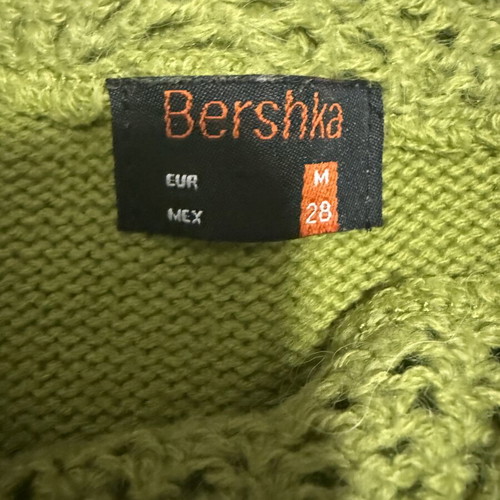 Knit sweater used, green