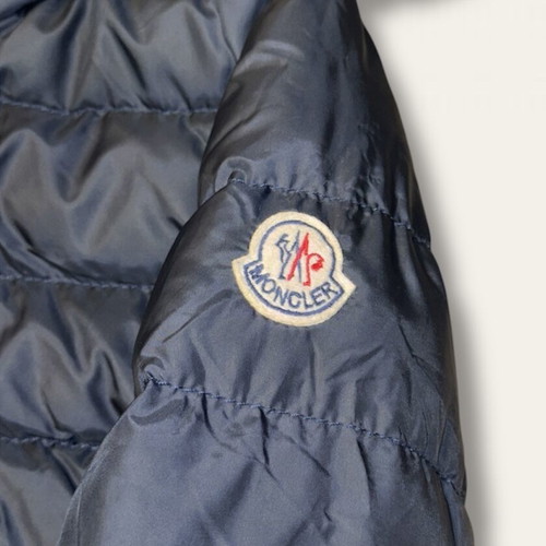 Moncler Women’s Down Jacket XS like new, navy with fur hood