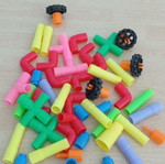 Construction tubes toy