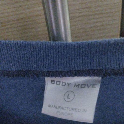 Bodymove classic T-shirt large blue like new