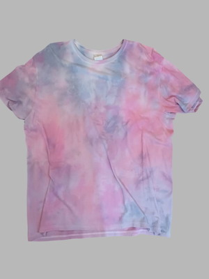 Tie-Dye T-Shirt pastel colors size L like new