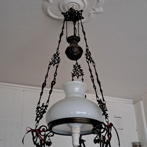Antique ceiling lights like new, set of two