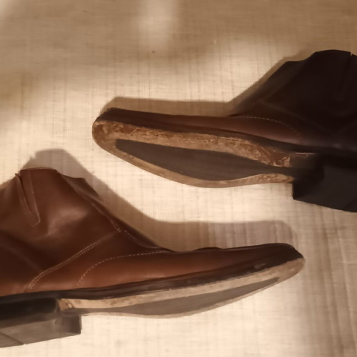 Boxer leather men's boots size 41 new, brown