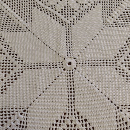 Handmade knitted blanket 190x200 like new