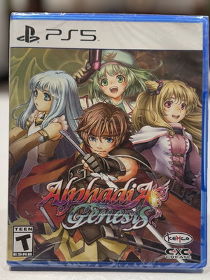 Alphadia Genesis PS5 game new, Limited Run Games