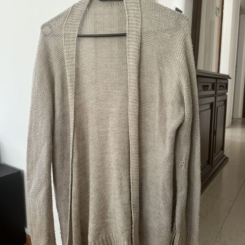 Knitted cardigan beige size S like new