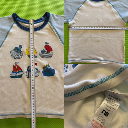 Mothercare summer pajamas set used, pack of 2, boys 5y-7y