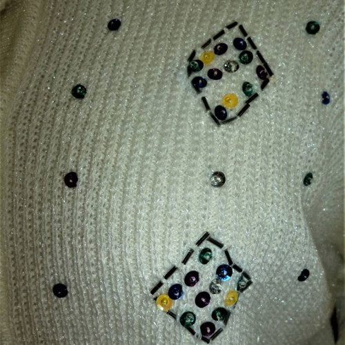Tricoteen 90s knitted cardigan new, size L