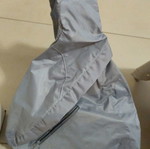 Grant's triangular silver backpack new