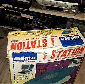vintage i station aidata βαση για οθόνη υπολογιστή στο κουτί 90's